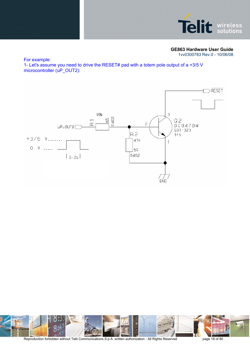 Rainbow Electronics GE863-PY User Manual | Page 18 / 80