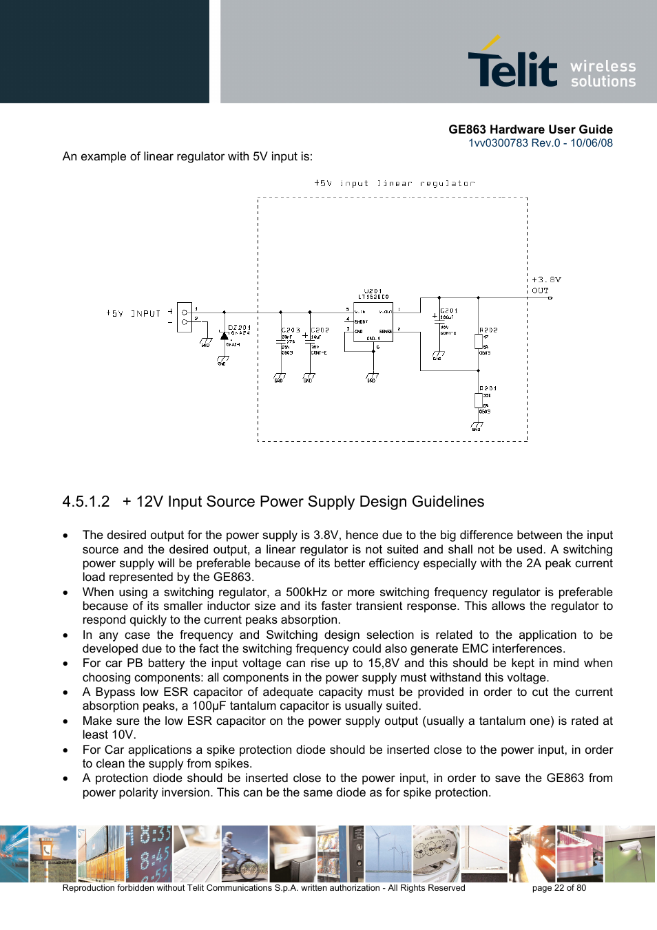 Rainbow Electronics GE863-PY User Manual | Page 22 / 80