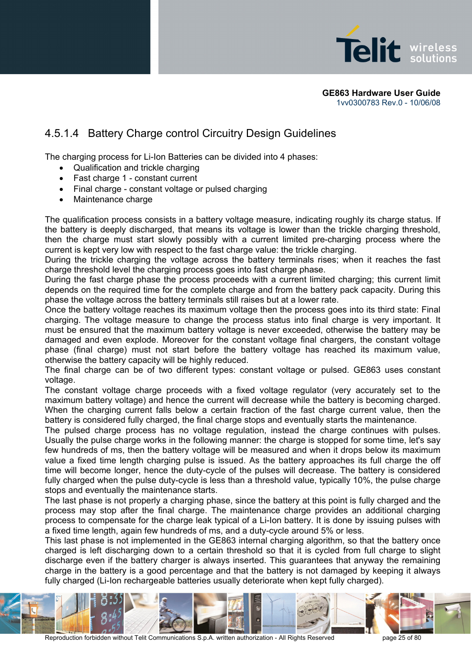 Rainbow Electronics GE863-PY User Manual | Page 25 / 80