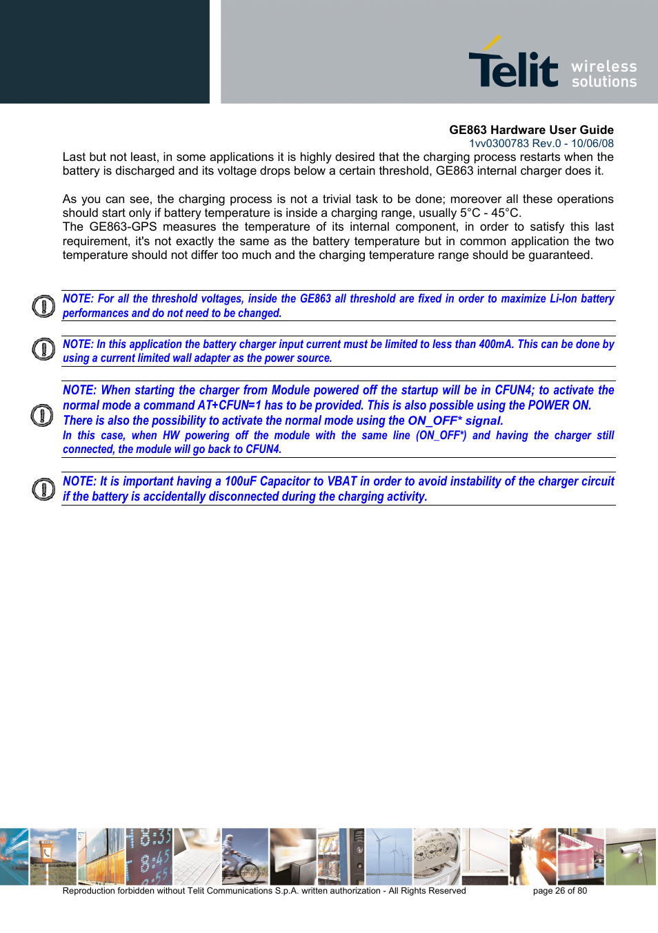 Rainbow Electronics GE863-PY User Manual | Page 26 / 80