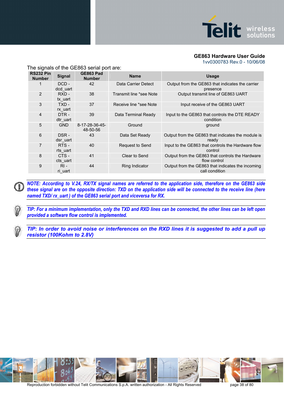 Rainbow Electronics GE863-PY User Manual | Page 38 / 80