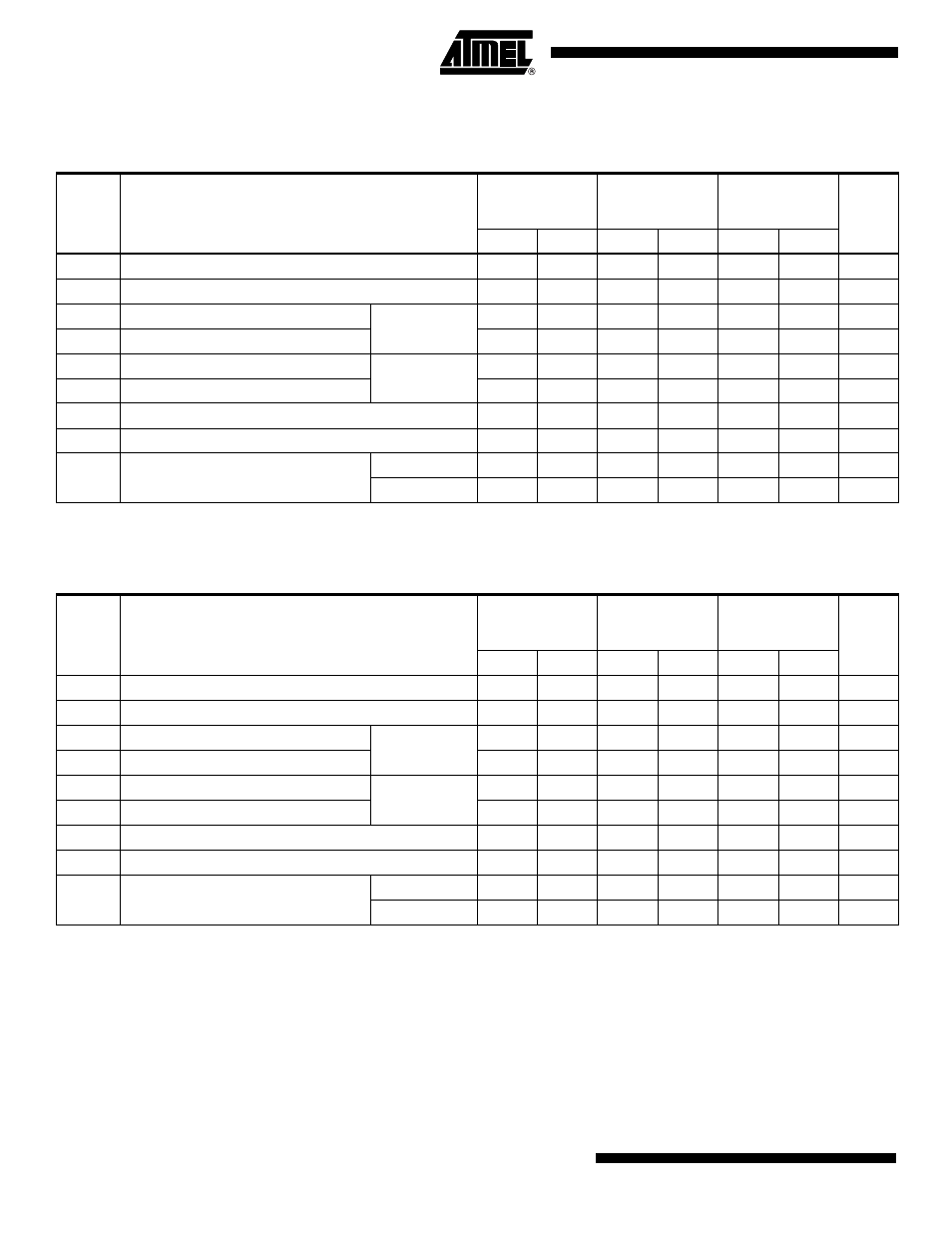 Dc characteristics | Rainbow Electronics AT17LV040 User Manual | Page 10 / 24