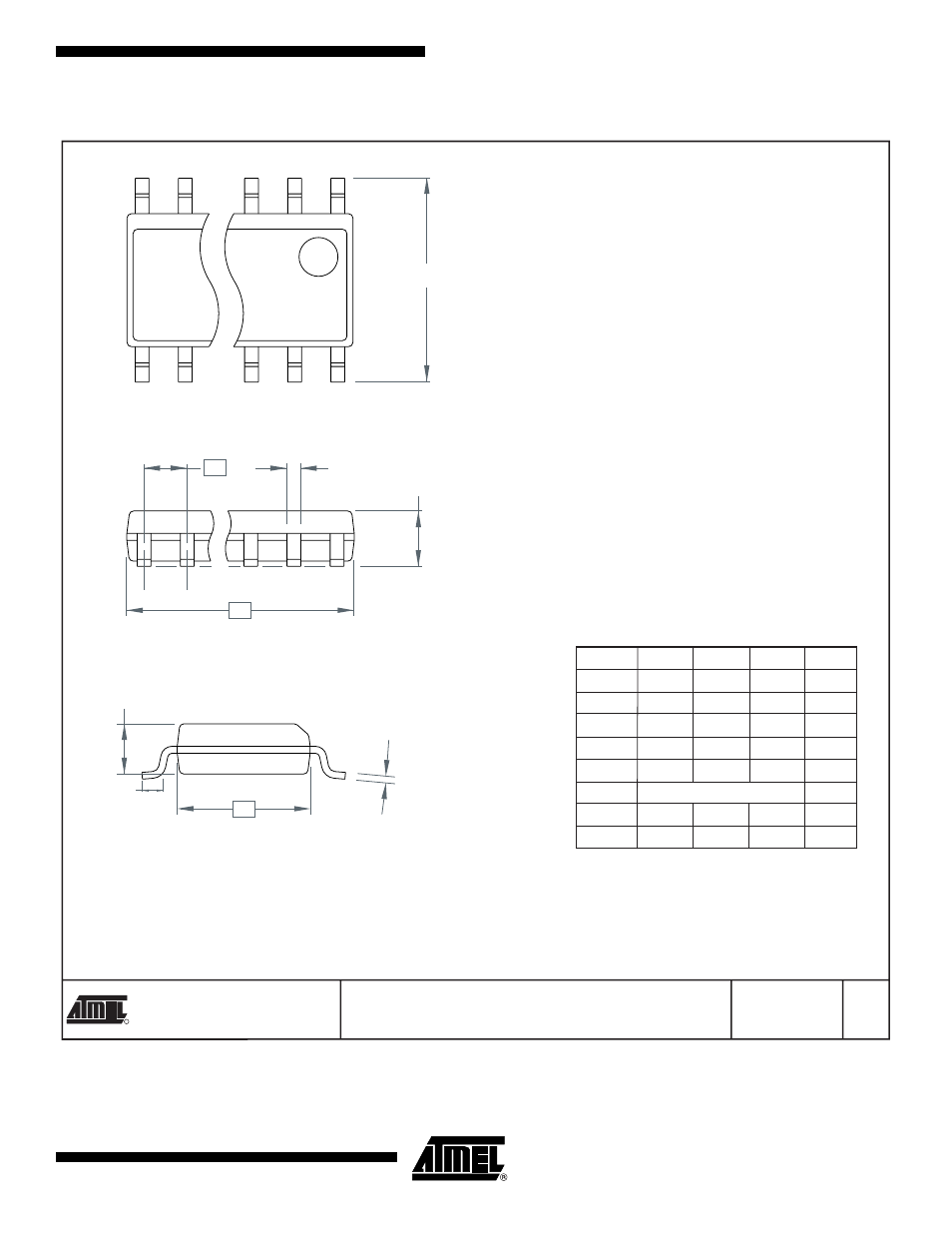 8s1 – soic, Top view, End view | Side view | Rainbow Electronics AT17LV040 User Manual | Page 19 / 24