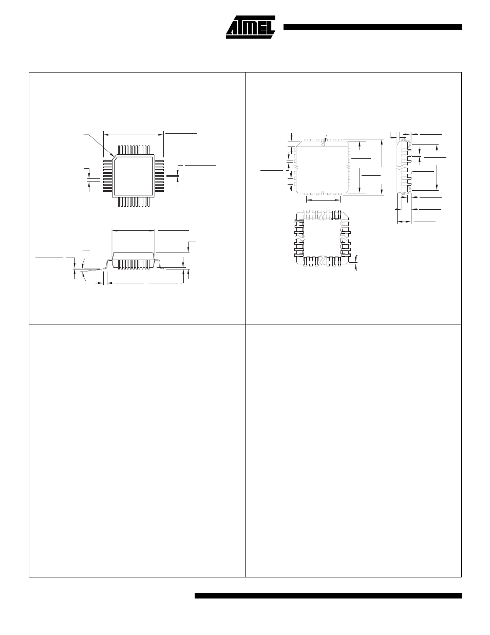 Atf1500a(l), Packaging information, Controlling dimension: millimeters | Rainbow Electronics ATF1500AL User Manual | Page 16 / 17