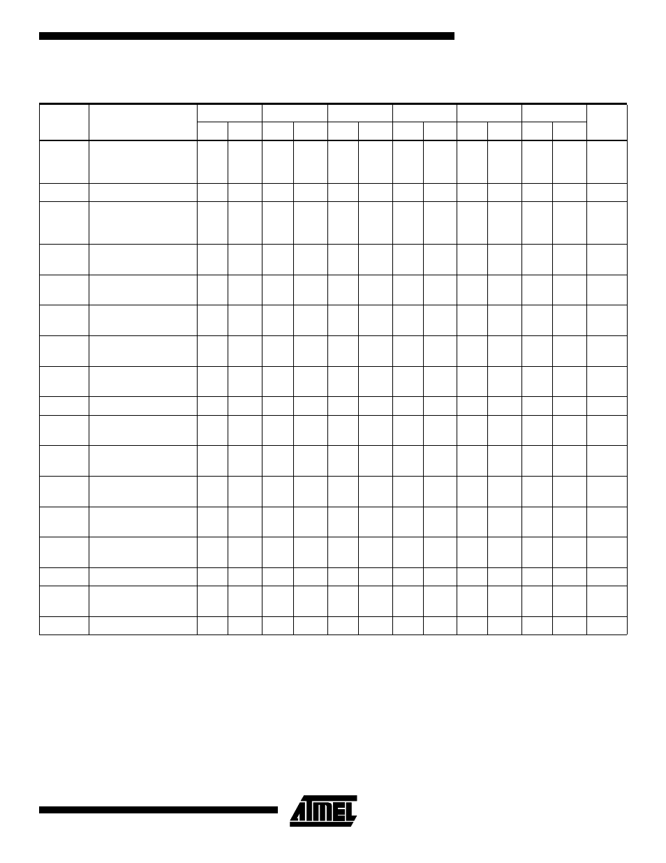 Ac characteristics, Atf1500a(l) | Rainbow Electronics ATF1500AL User Manual | Page 9 / 17