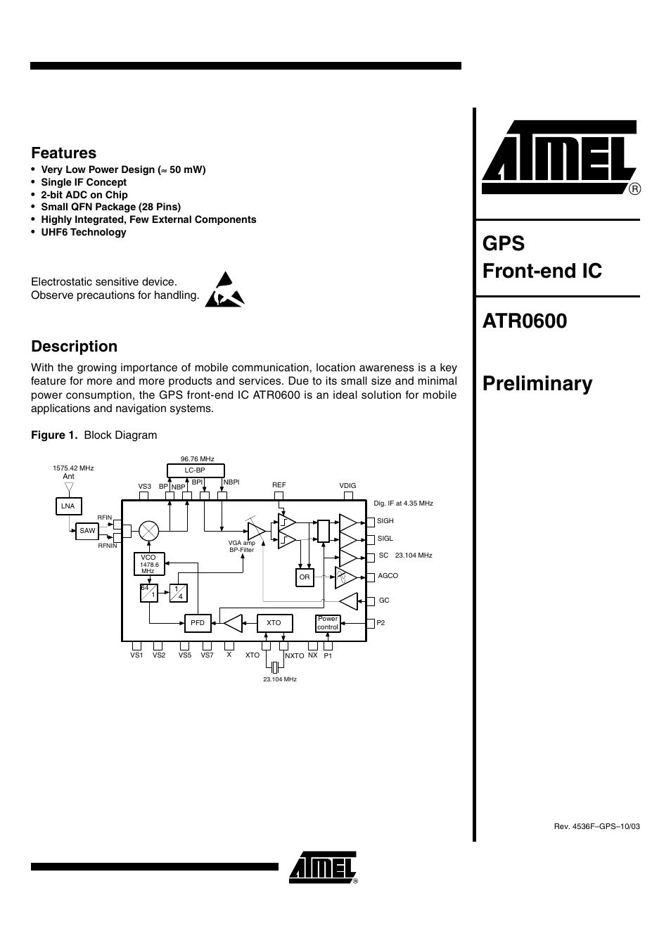 Rainbow Electronics ATR0600 User Manual | 11 pages