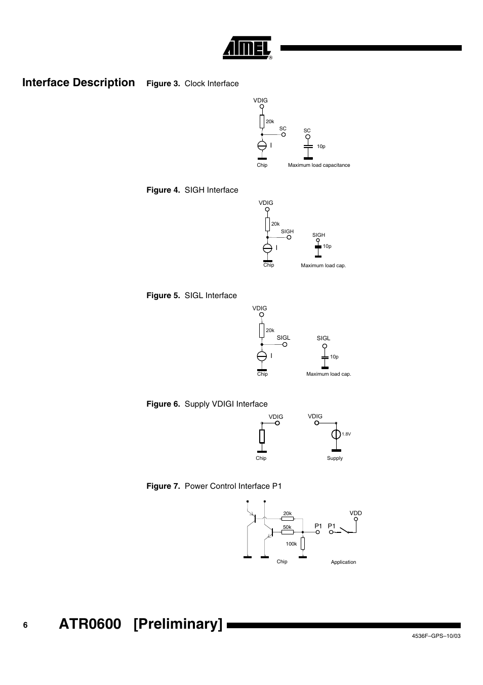 Atr0600 [preliminary, Interface description | Rainbow Electronics ATR0600 User Manual | Page 6 / 11