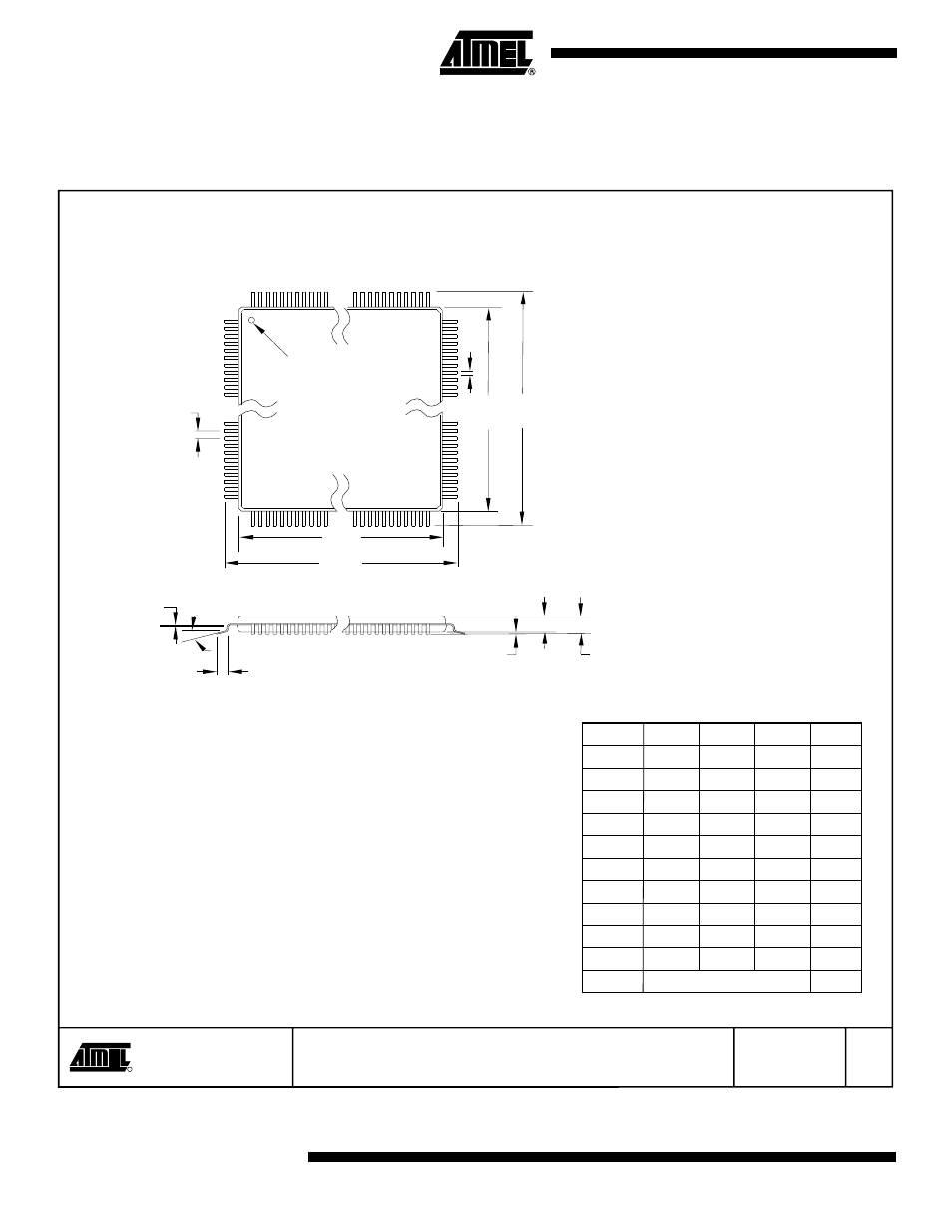Packaging information, 44a – tqfp, Atf1502asv | Rainbow Electronics ATF1502ASV User Manual | Page 20 / 22