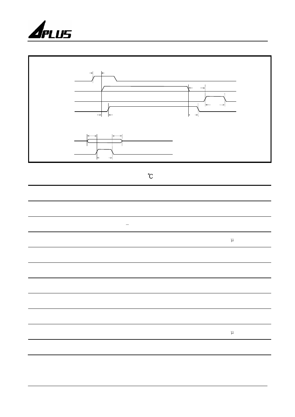 Timing waveforms, Ac characteristics, Key trigger mode cpu parallel mode | Rainbow Electronics aP8910A User Manual | Page 14 / 17