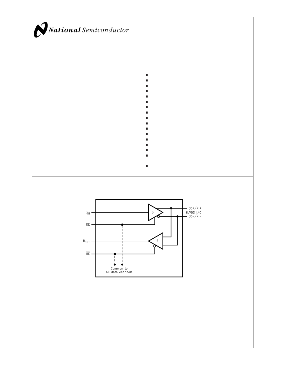 Rainbow Electronics DS92LV090A User Manual | 9 pages