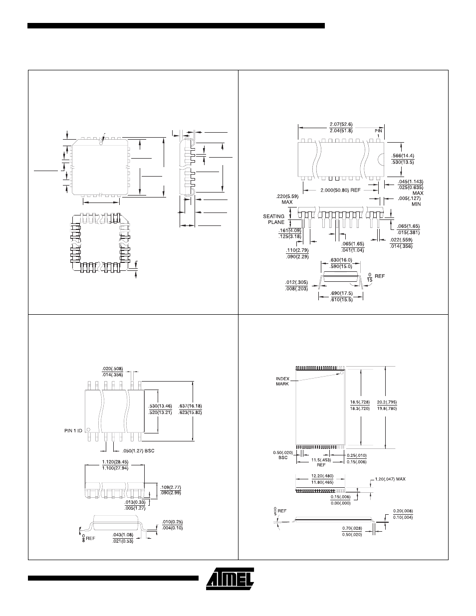 Packaging information | Rainbow Electronics AT27C800 User Manual | Page 11 / 12