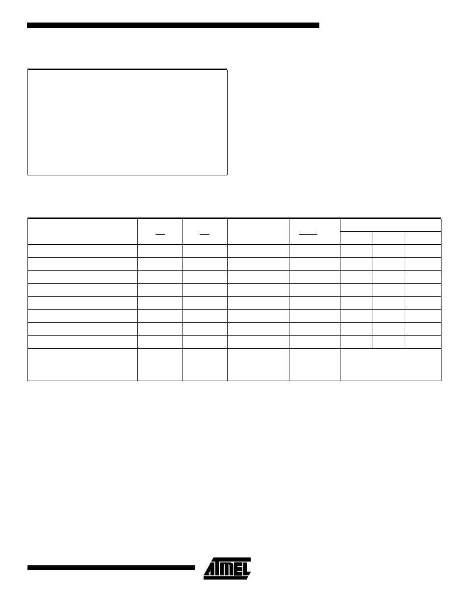 Absolute maximum ratings, Operating modes | Rainbow Electronics AT27C800 User Manual | Page 3 / 12