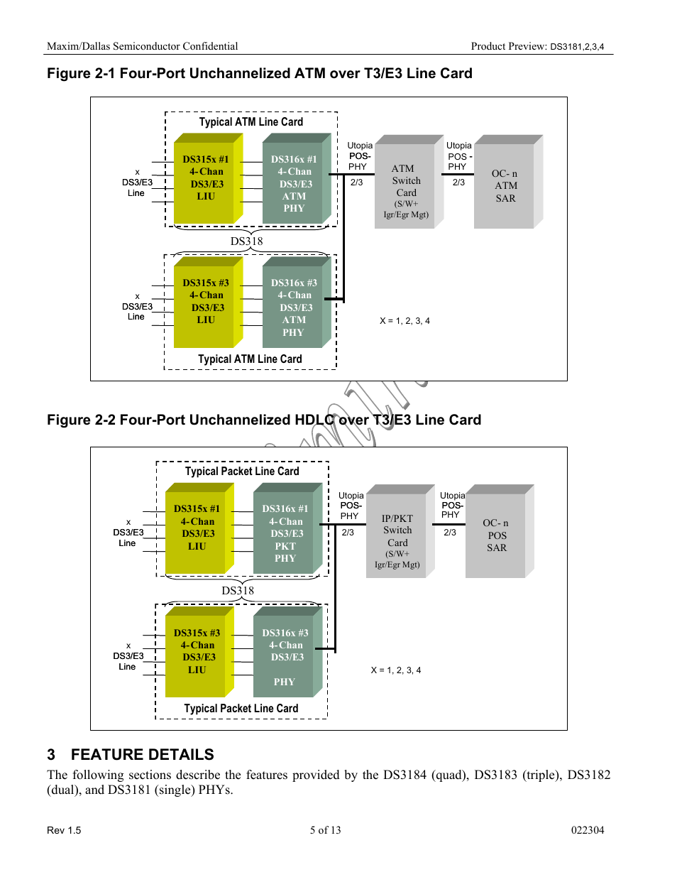 Feature details, 3 feature details | Rainbow Electronics DS3184 User Manual | Page 5 / 13