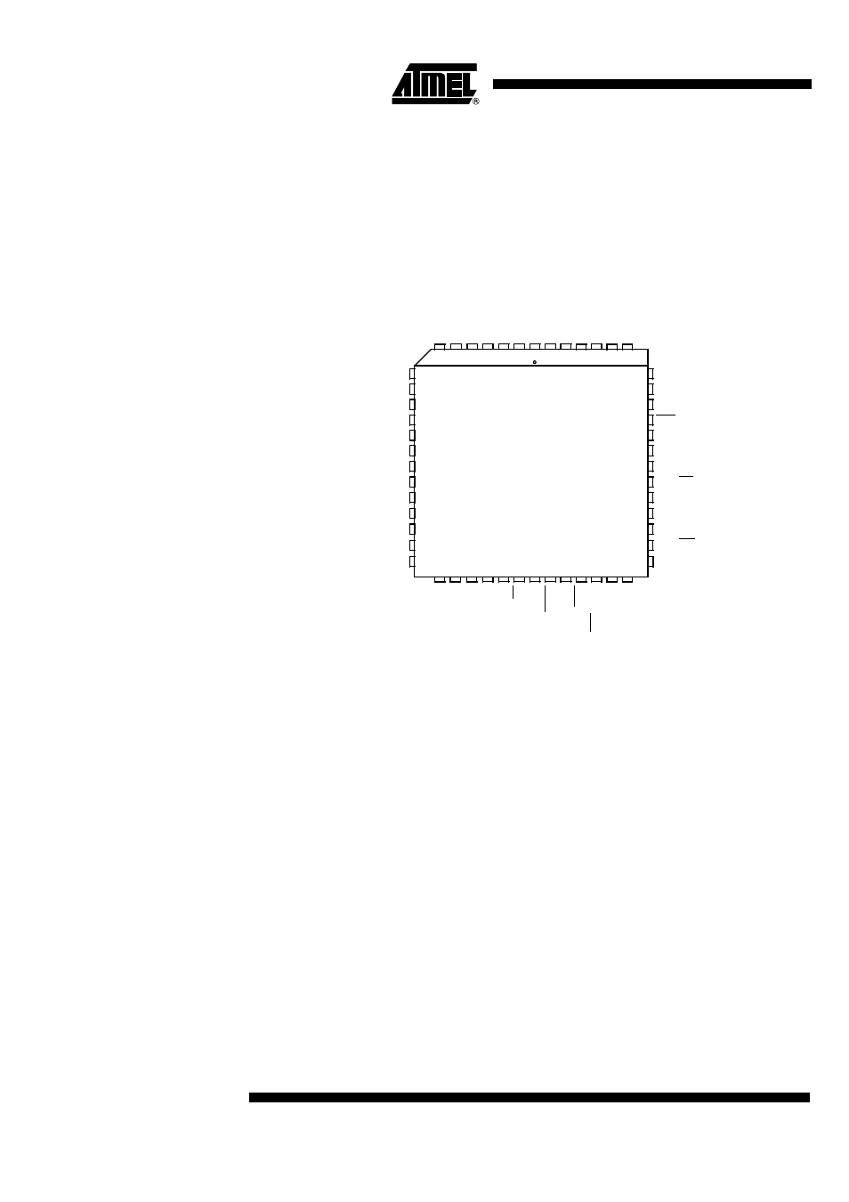 Pinout description, Pinout, Plcc52 | Rainbow Electronics AT89C5131 User Manual | Page 4 / 175