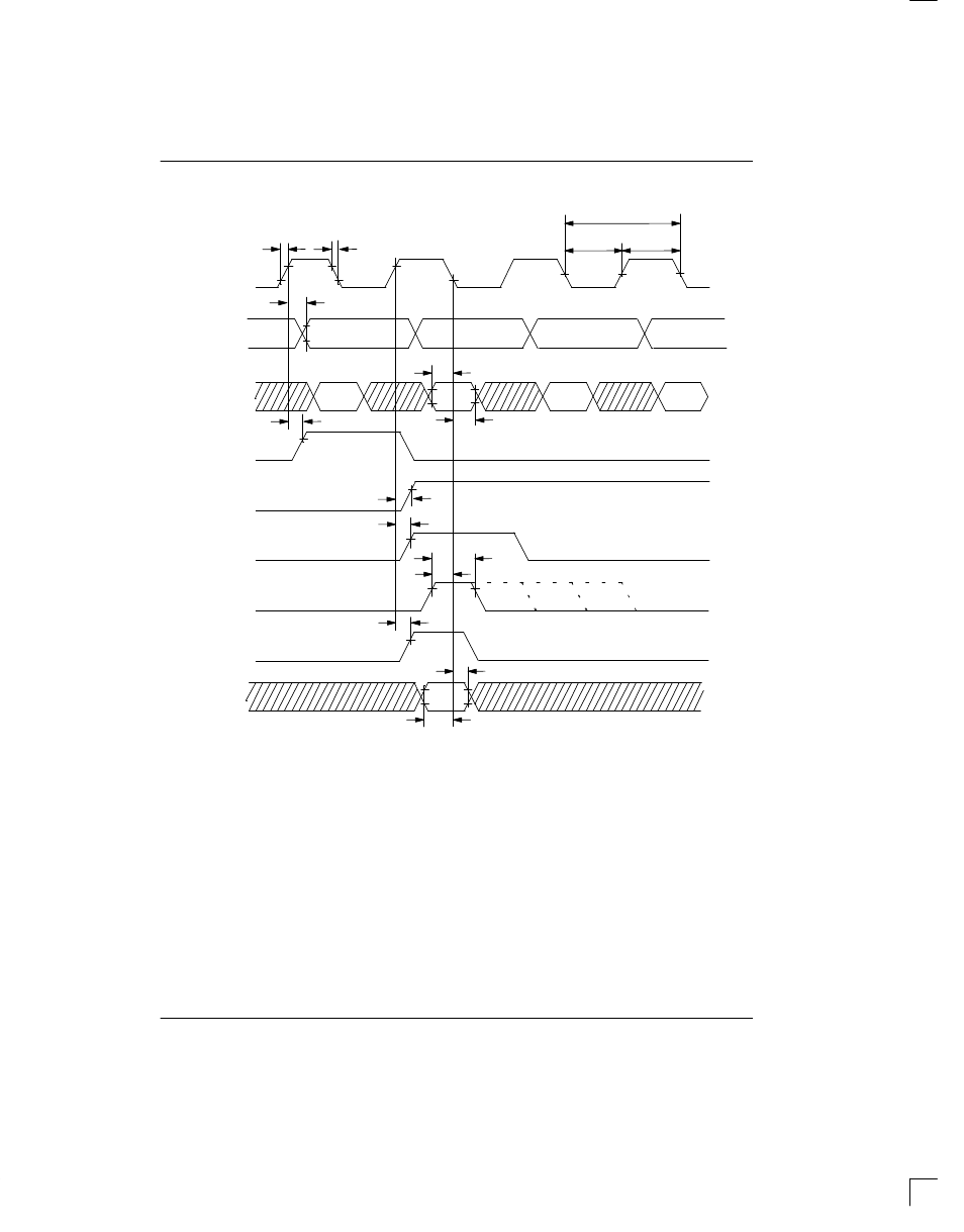 Transmit side ac timing figure 14–7 | Rainbow Electronics DS2154 User Manual | Page 65 / 69