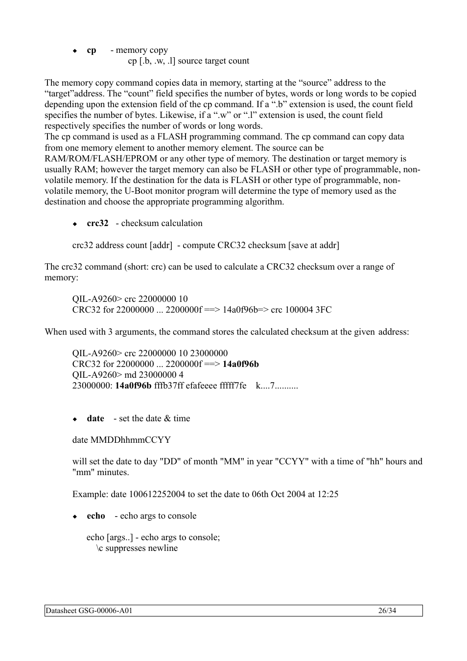 Rainbow Electronics QIL-A9260-C11 User Manual | Page 26 / 34