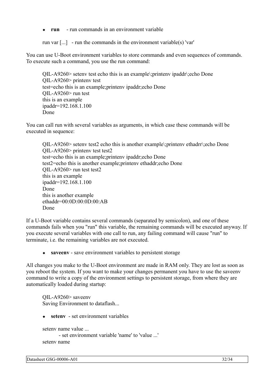 Rainbow Electronics QIL-A9260-C11 User Manual | Page 32 / 34