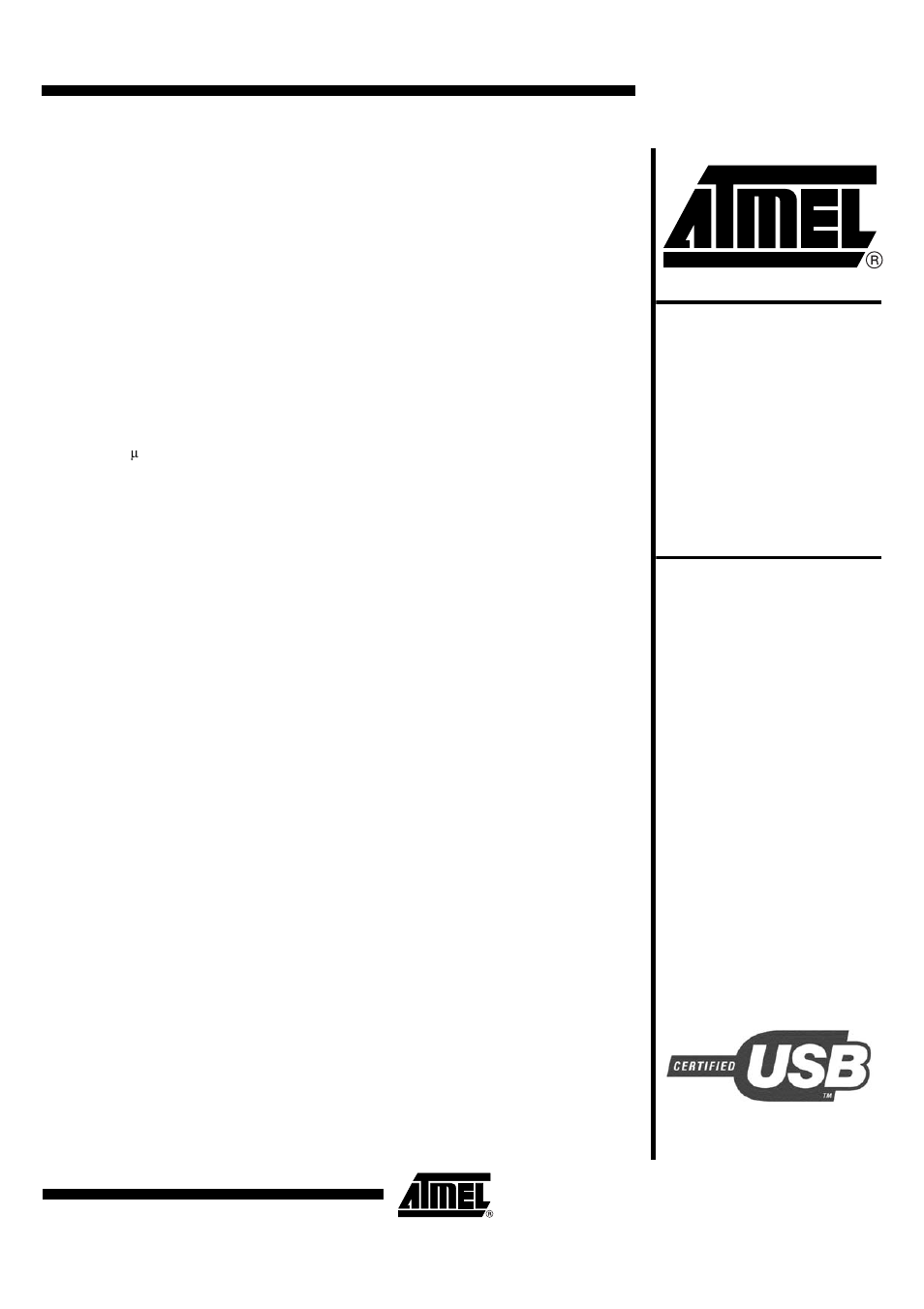 Rainbow Electronics AT89C5122 User Manual | 213 pages