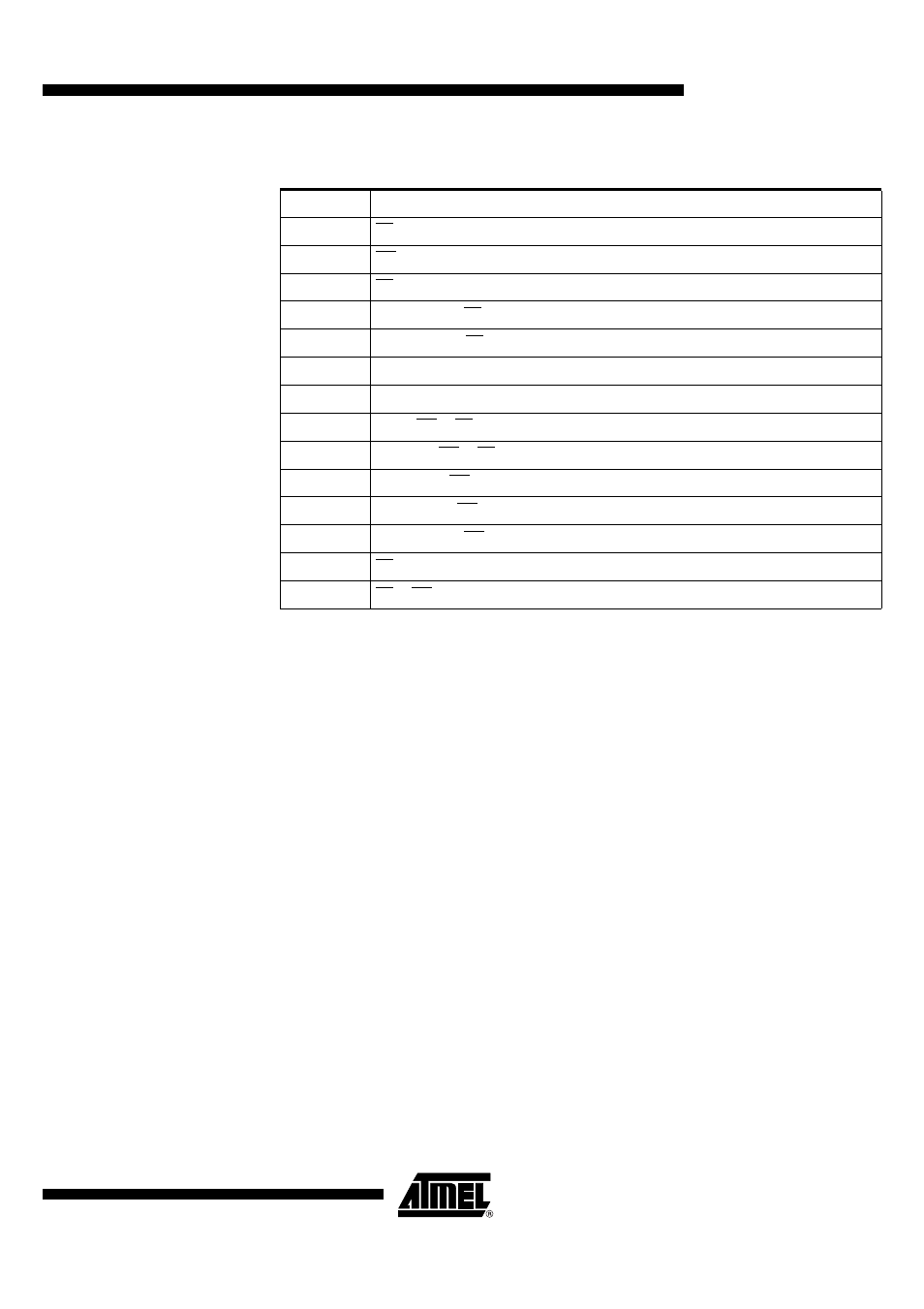 External data memory characteristics, Table | Rainbow Electronics AT89C5122 User Manual | Page 195 / 213