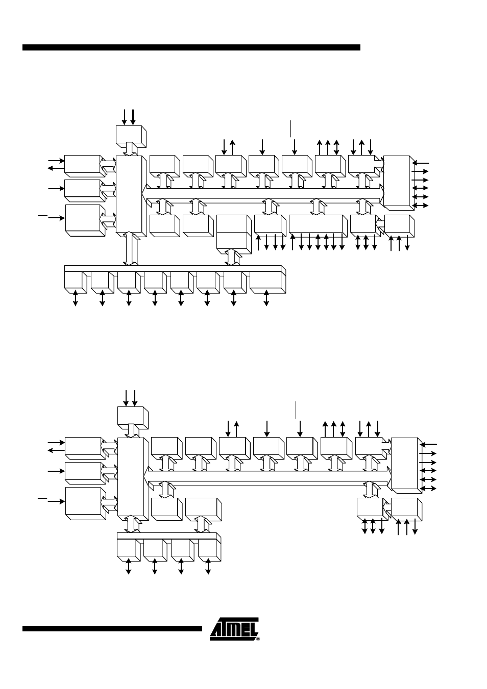 At8xc5122 block diagram, At83c5123 block diagram | Rainbow Electronics AT89C5122 User Manual | Page 5 / 213