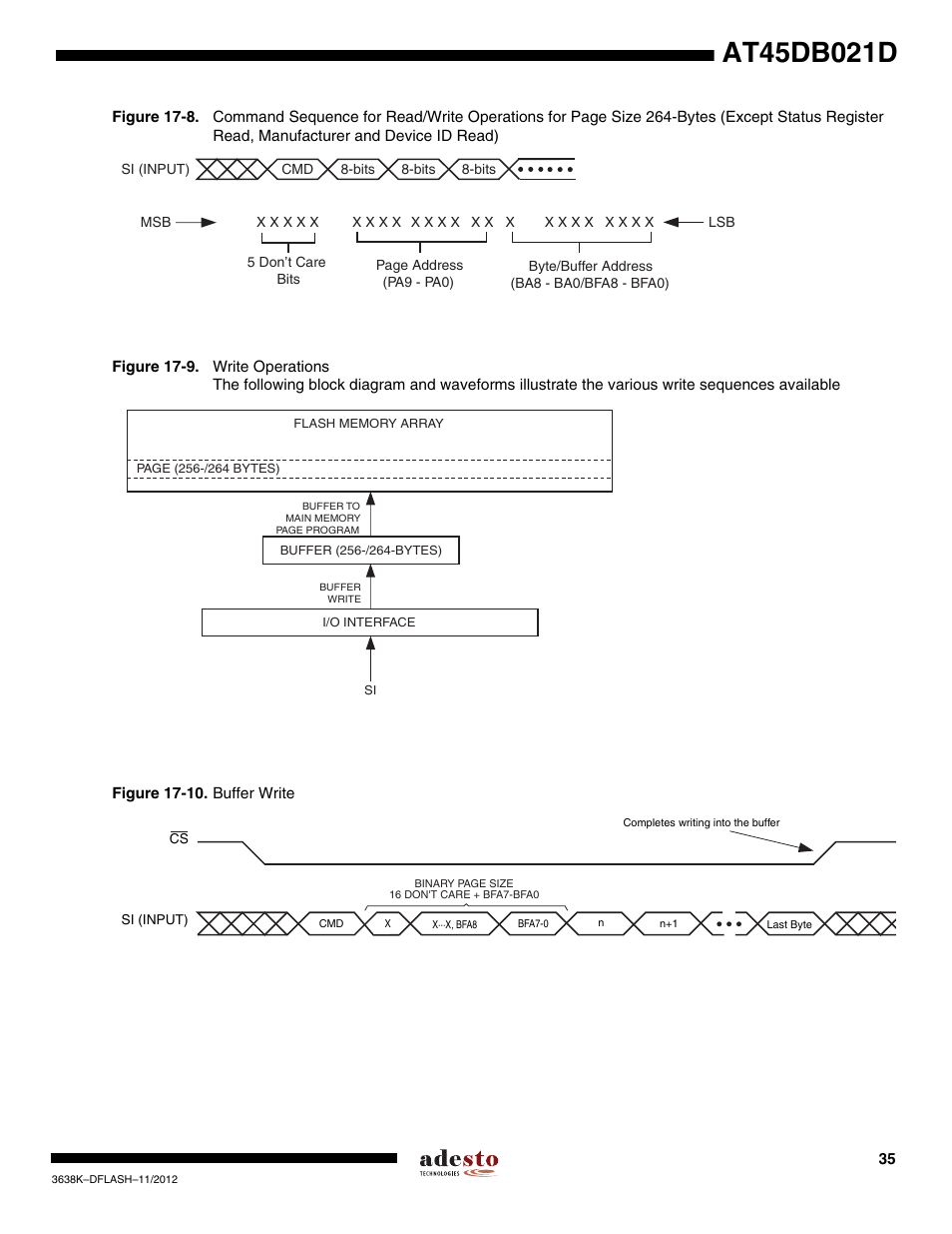 Rainbow Electronics AT45DB021D User Manual | Page 35 / 48