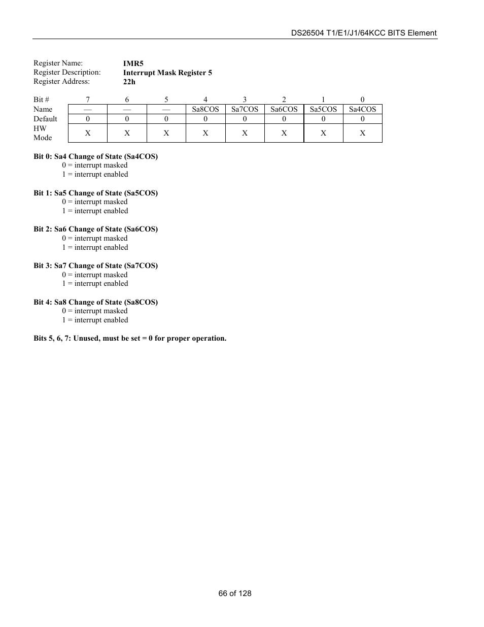 Rainbow Electronics DS26504 User Manual | Page 66 / 128