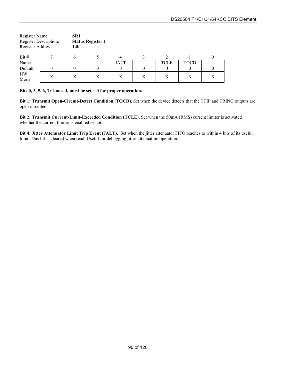 Rainbow Electronics DS26504 User Manual | Page 90 / 128