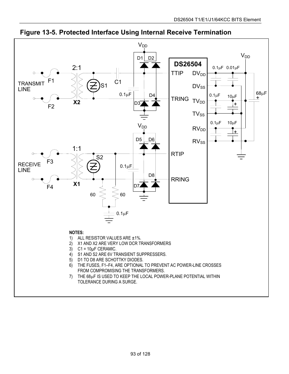 Rainbow Electronics DS26504 User Manual | Page 93 / 128