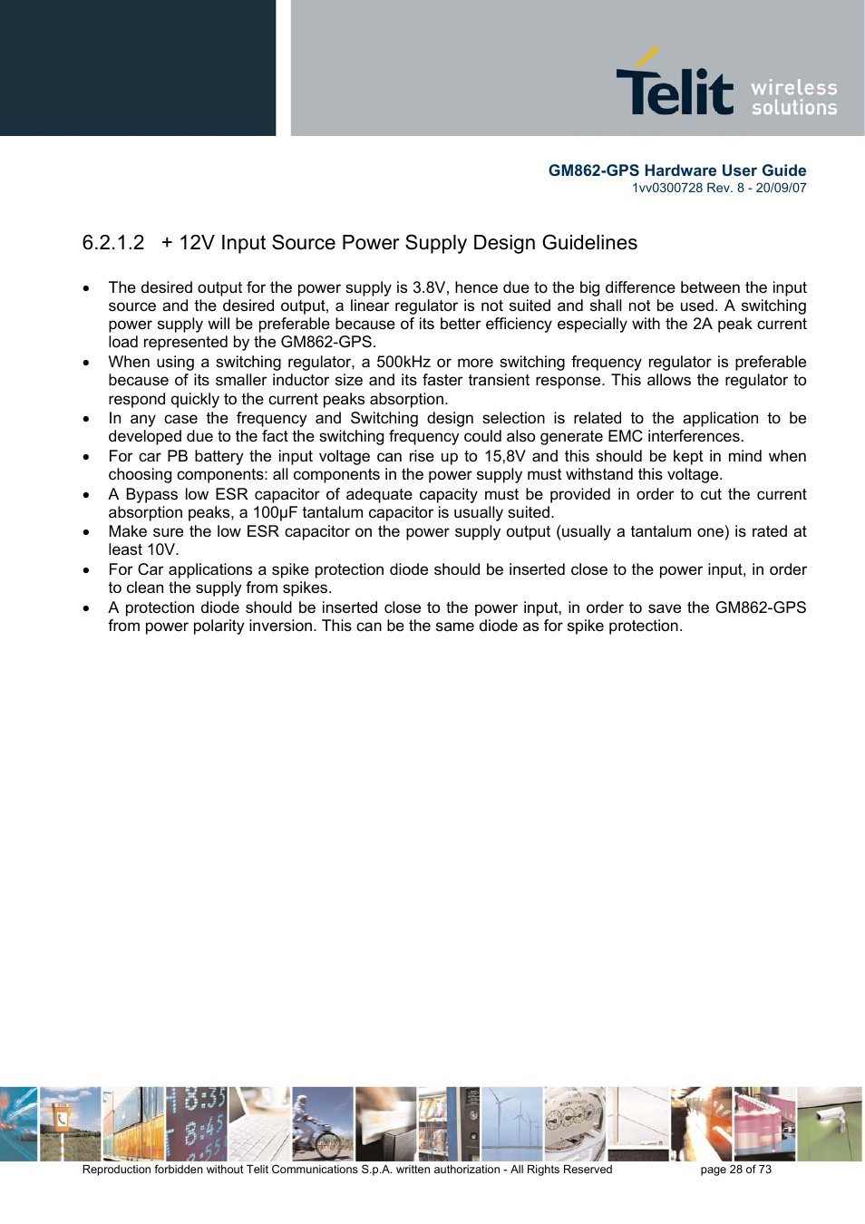 Rainbow Electronics GM862-GPS User Manual | Page 28 / 73