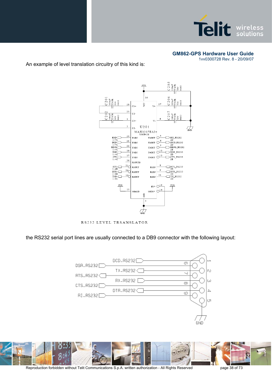 Rainbow Electronics GM862-GPS User Manual | Page 38 / 73