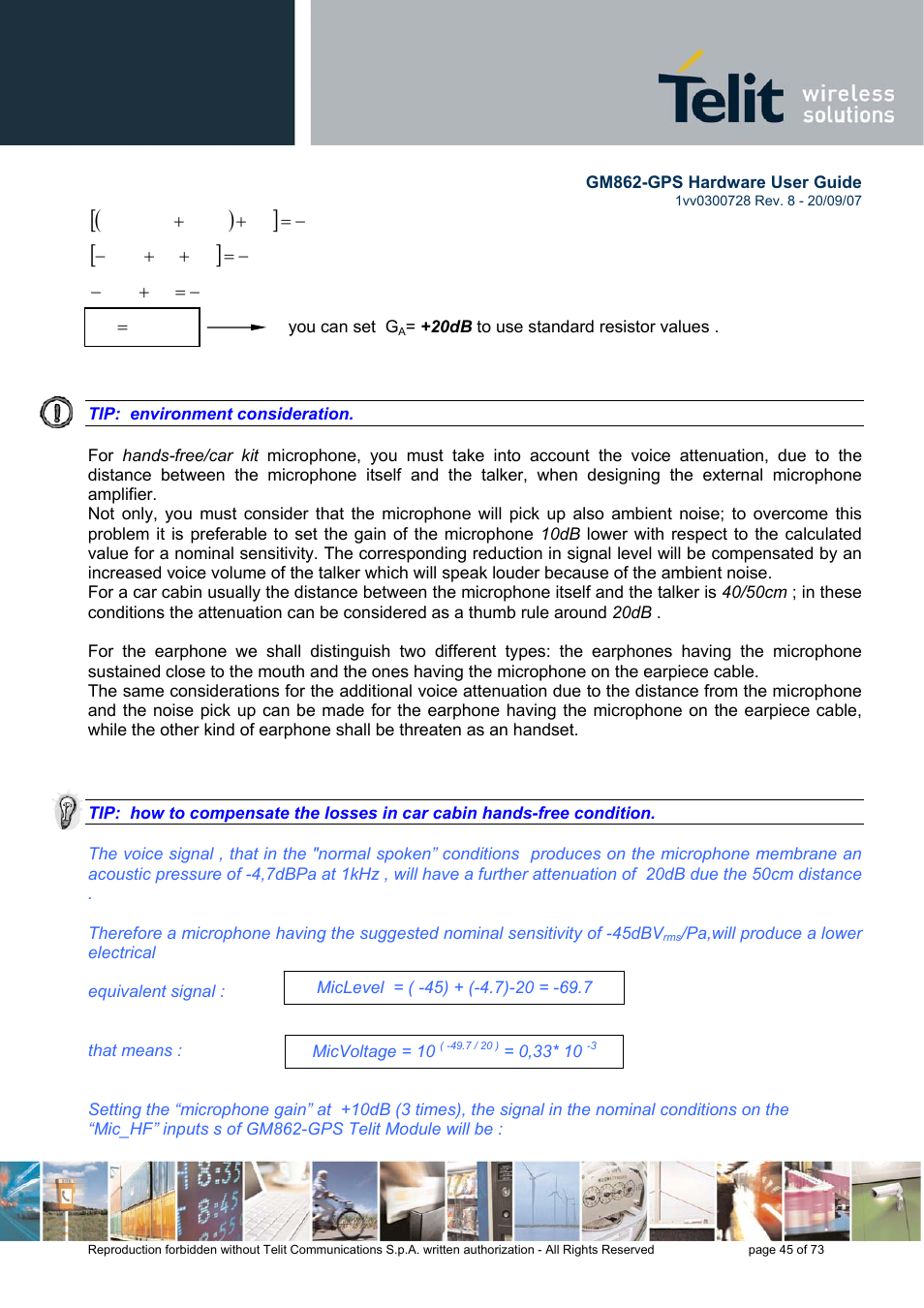 Rainbow Electronics GM862-GPS User Manual | Page 45 / 73