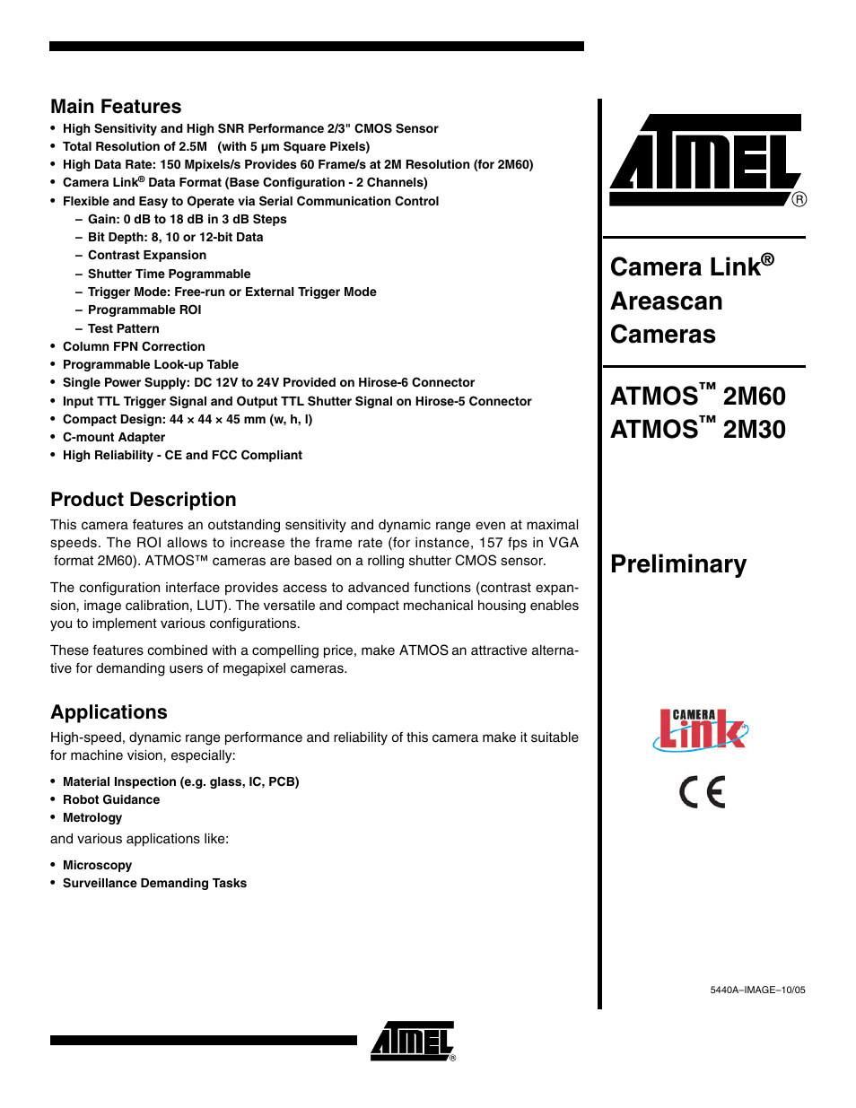 Rainbow Electronics ATMOS™ 2M60 User Manual | 24 pages