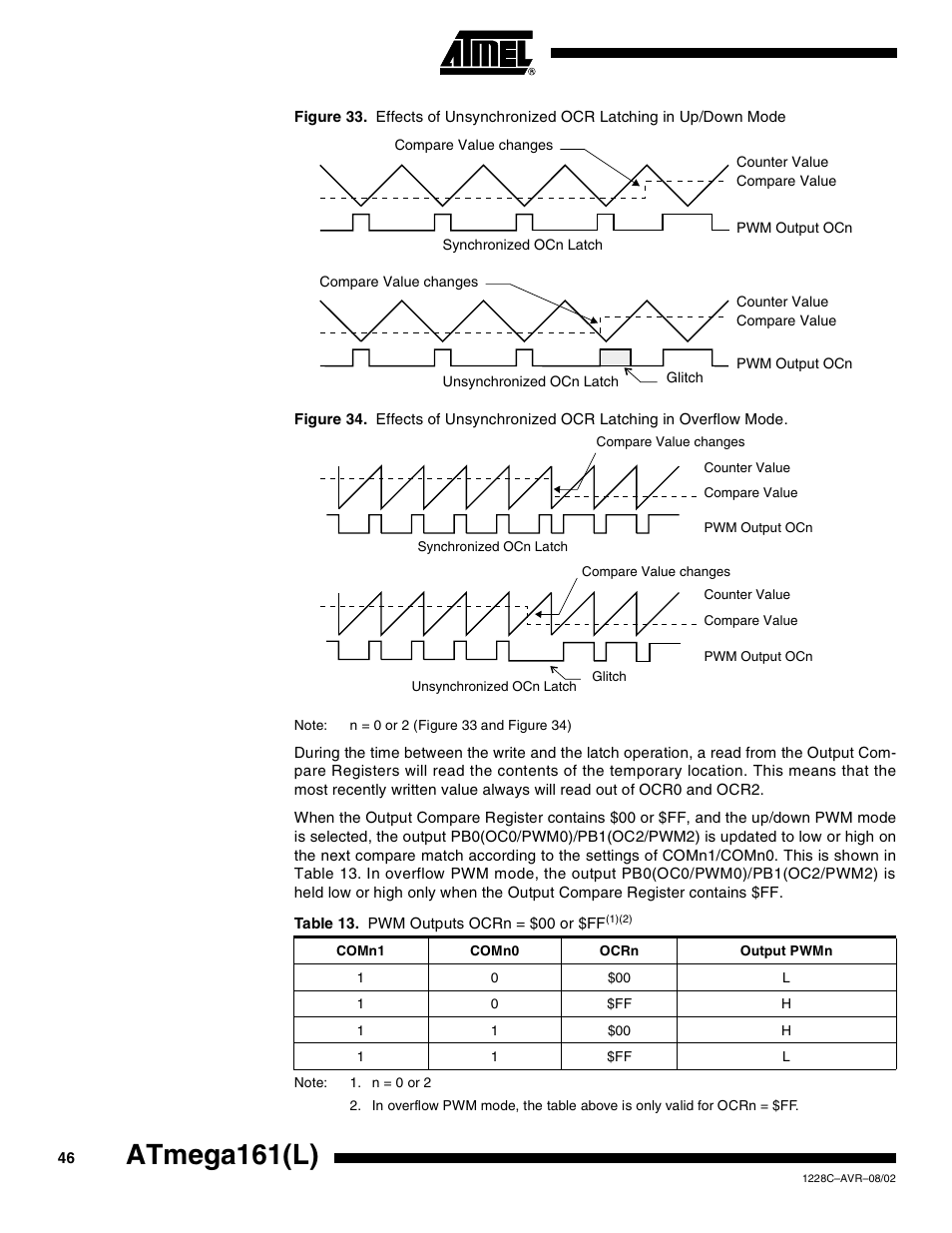 Atmega161(l) | Rainbow Electronics ATmega161L User Manual | Page 46 / 159