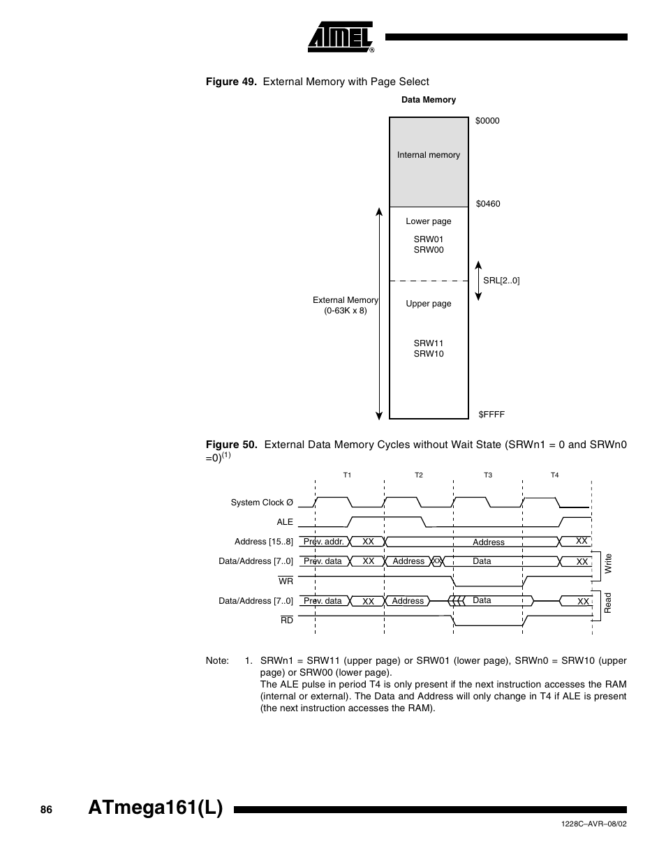 Atmega161(l) | Rainbow Electronics ATmega161L User Manual | Page 86 / 159