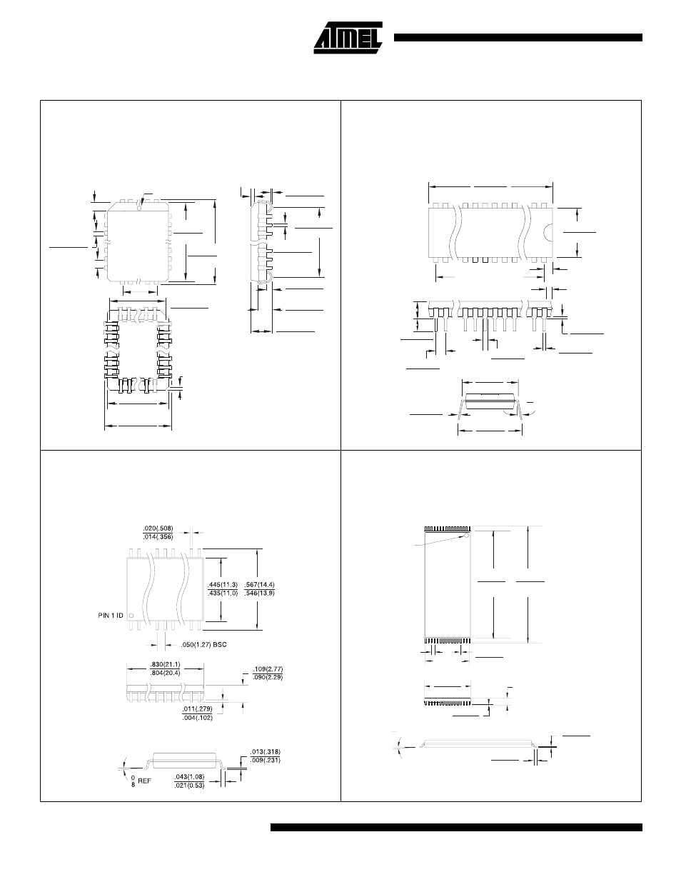 Packaging information, Controlling dimension: millimeters | Rainbow Electronics AT27C040 User Manual | Page 10 / 12