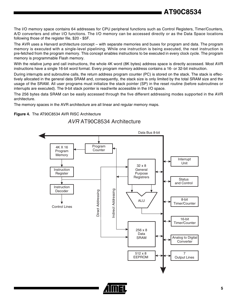 Rainbow Electronics AT90C8534 User Manual | Page 5 / 54