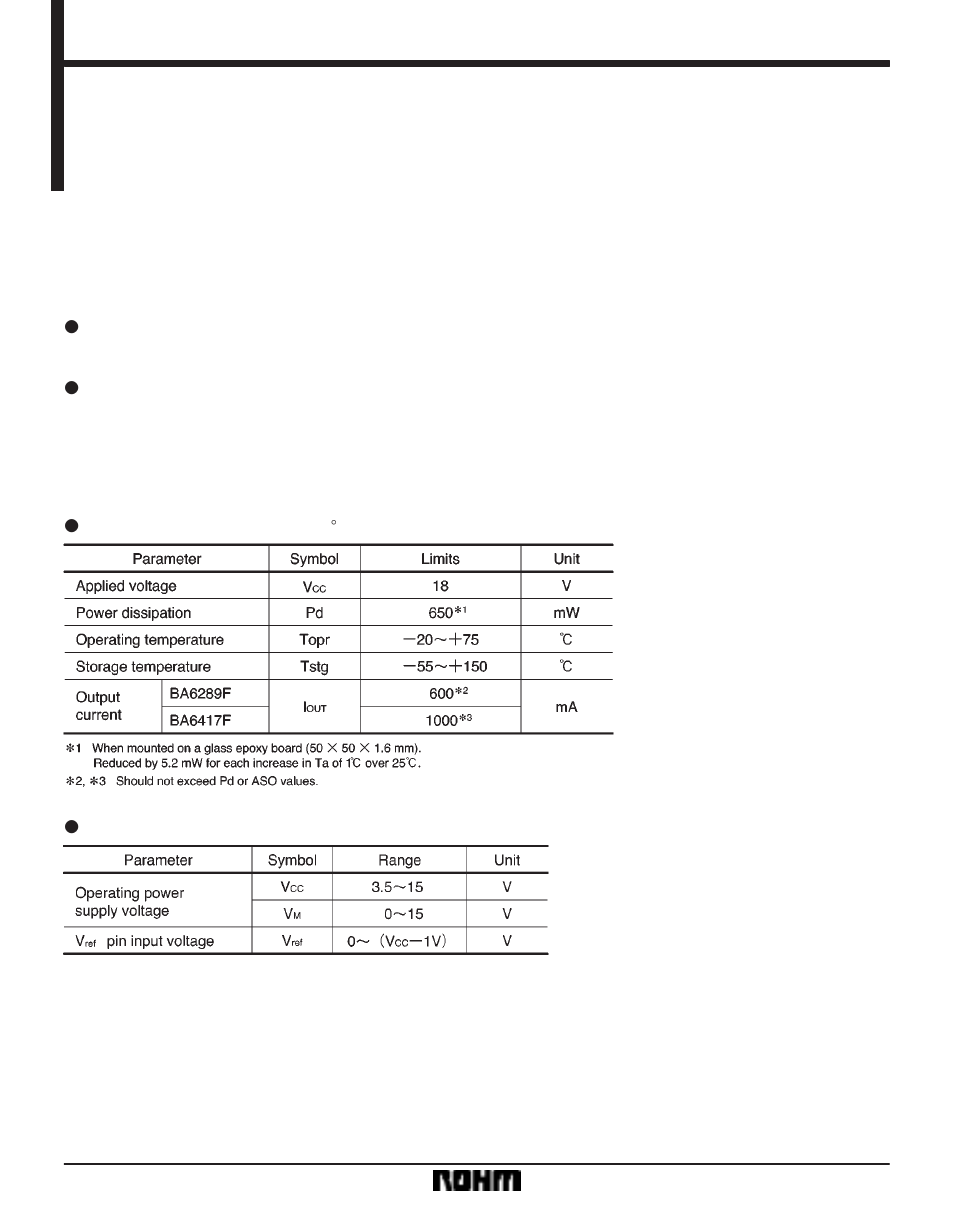 Rainbow Electronics BA6417F User Manual | 9 pages