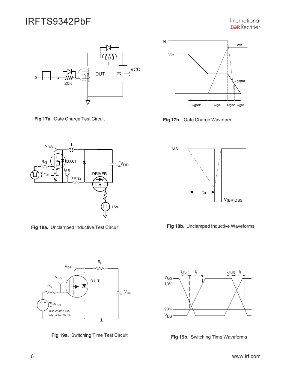 Irfts9342pbf | Rainbow Electronics IRFTS9342TRPBF User Manual | Page 6 / 8