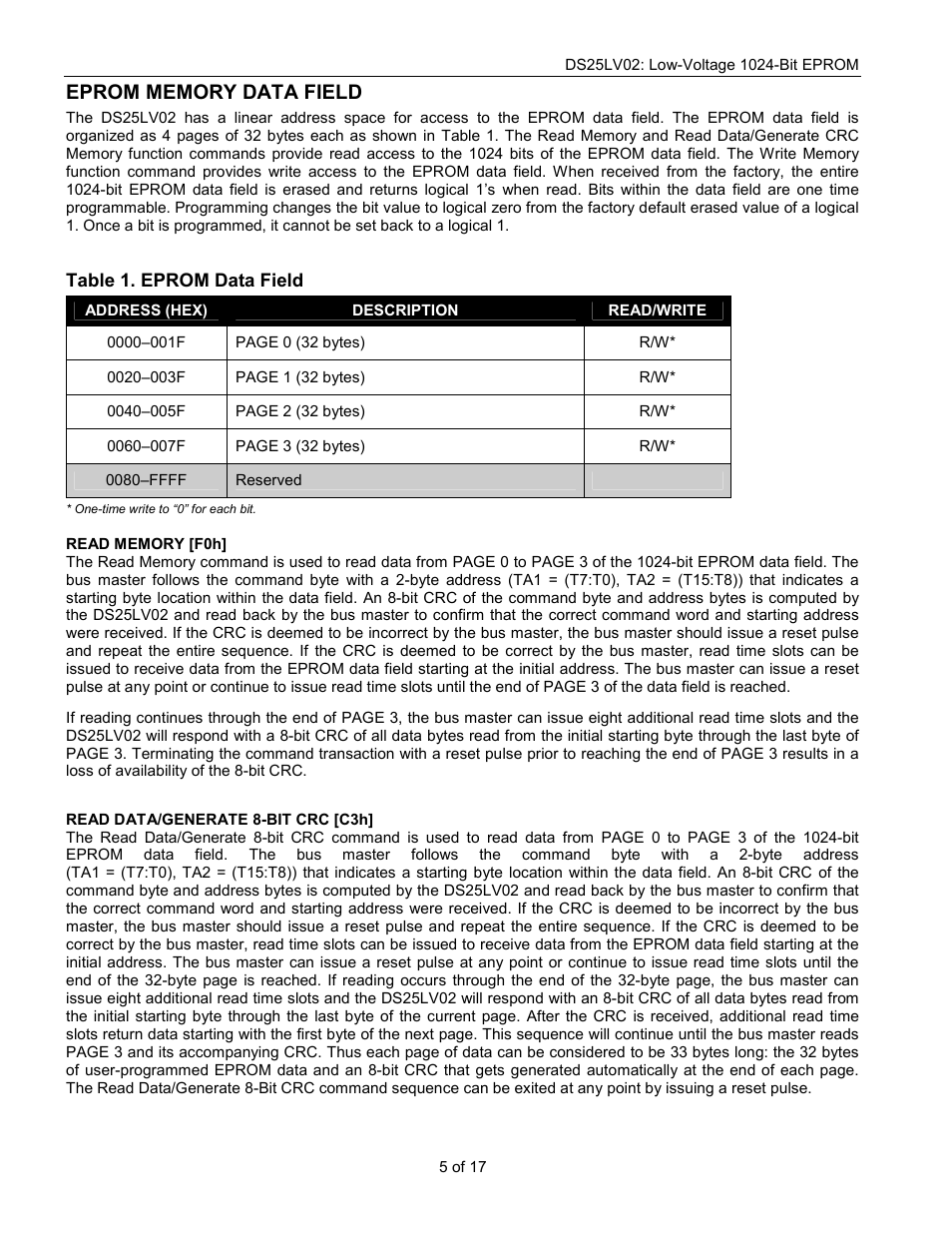 Rainbow Electronics DS25LV02 User Manual | Page 5 / 17