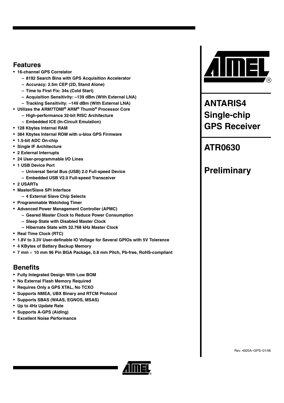 Rainbow Electronics ATR0630 User Manual | 35 pages