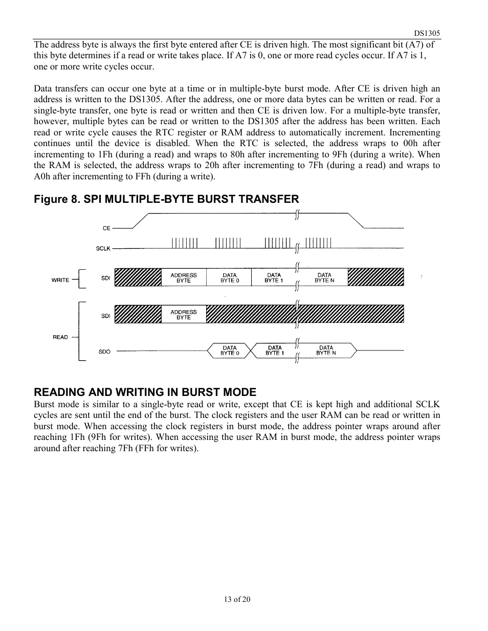 Rainbow Electronics DS1305 User Manual | Page 13 / 20