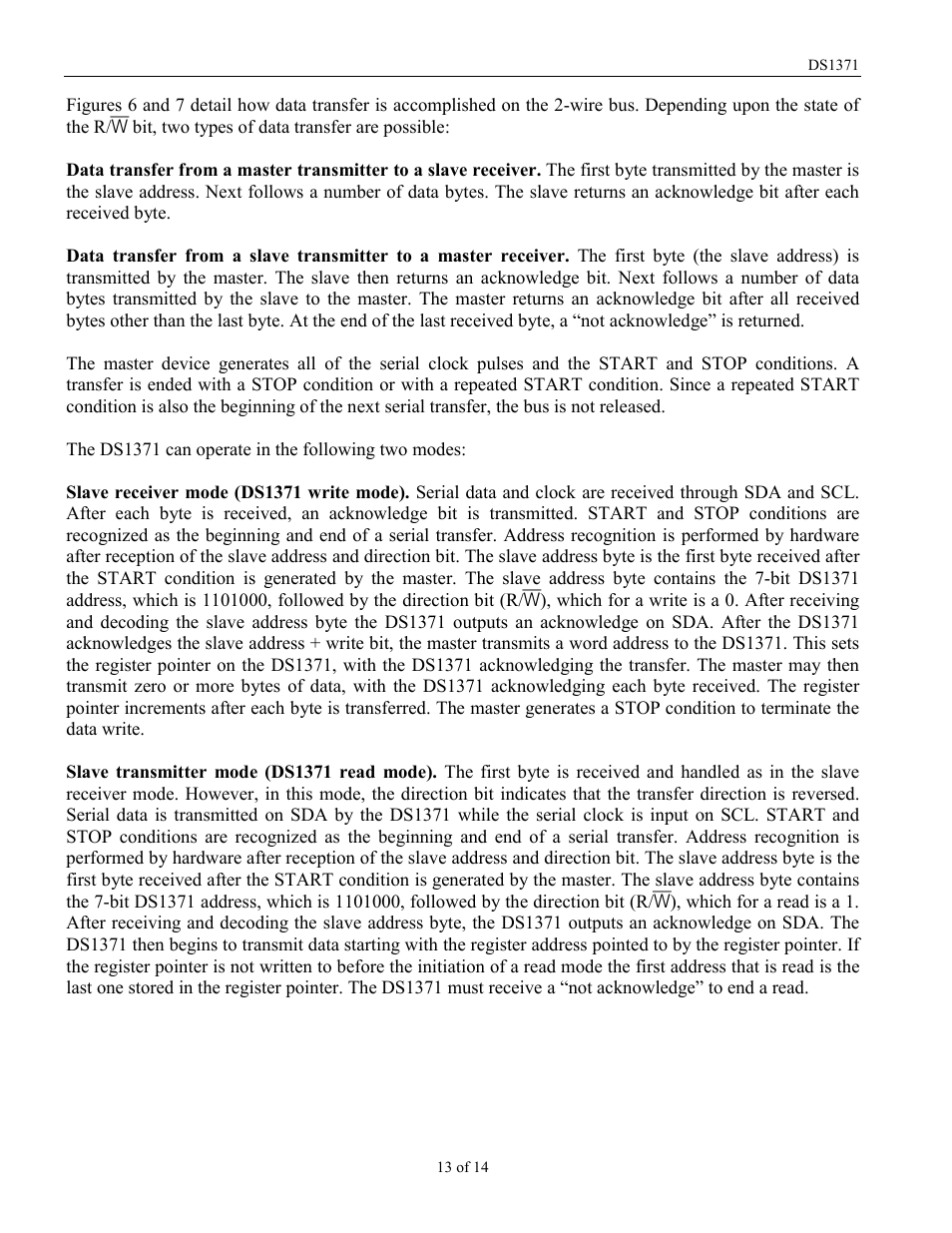 Rainbow Electronics DS1371 User Manual | Page 13 / 14