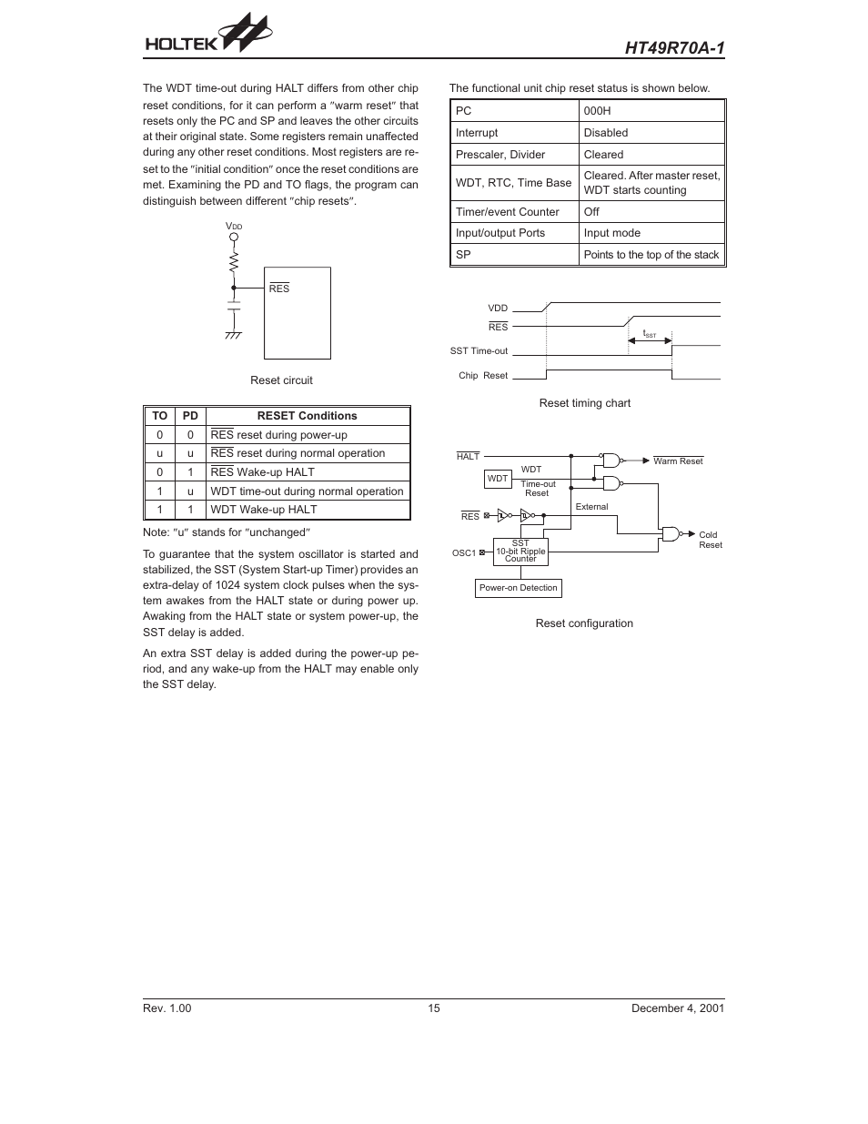 Rainbow Electronics HT49R70A-1 User Manual | Page 15 / 41