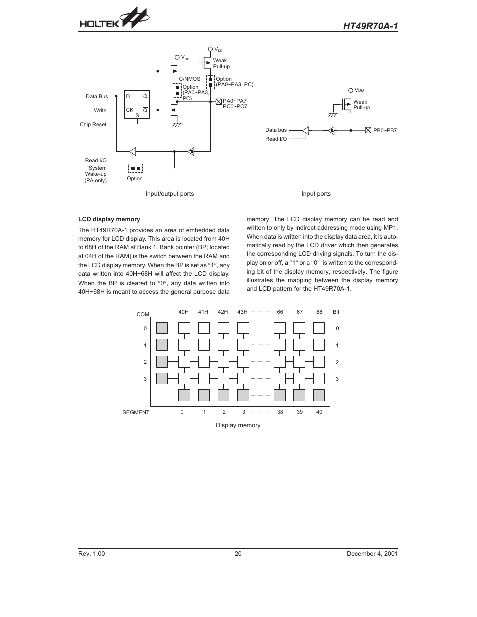 Rainbow Electronics HT49R70A-1 User Manual | Page 20 / 41