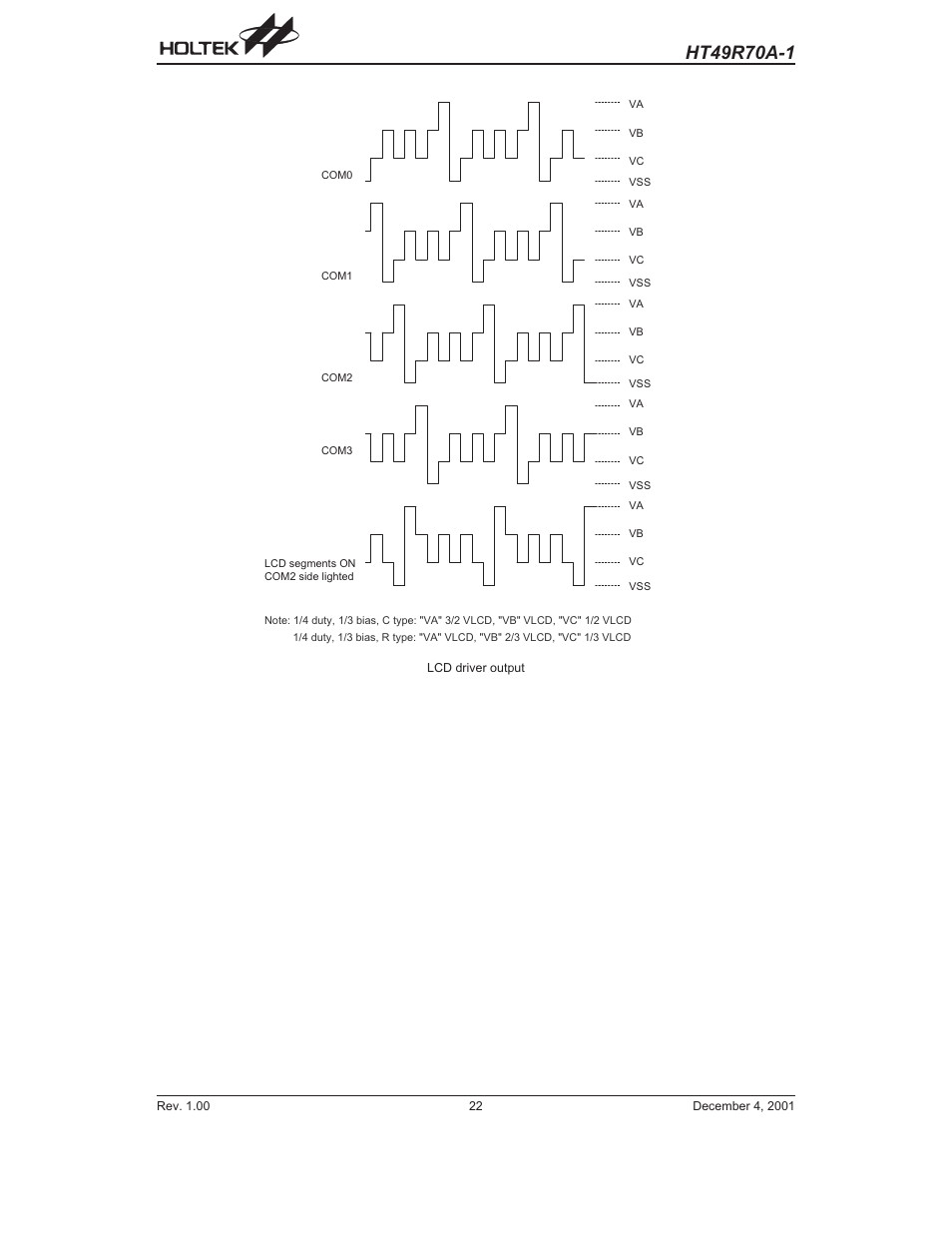 Rainbow Electronics HT49R70A-1 User Manual | Page 22 / 41
