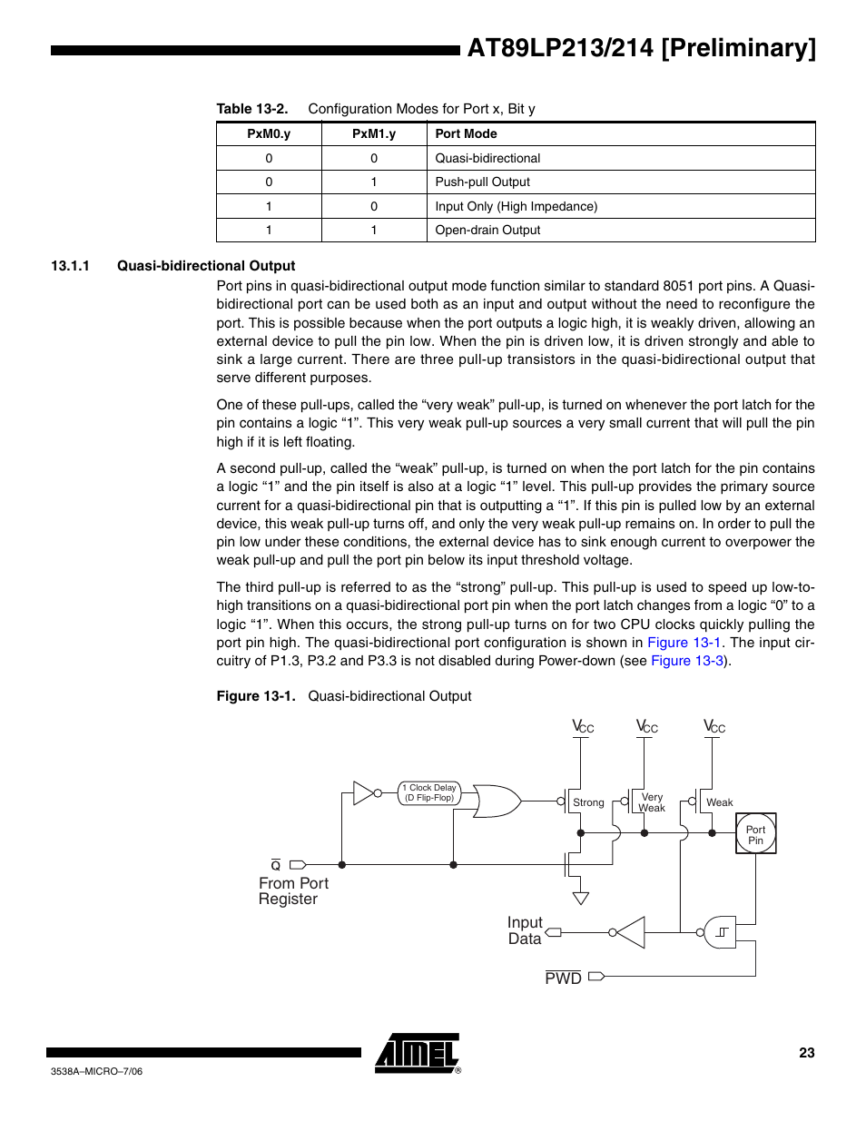 Rainbow Electronics AT89LP214 User Manual | Page 23 / 90
