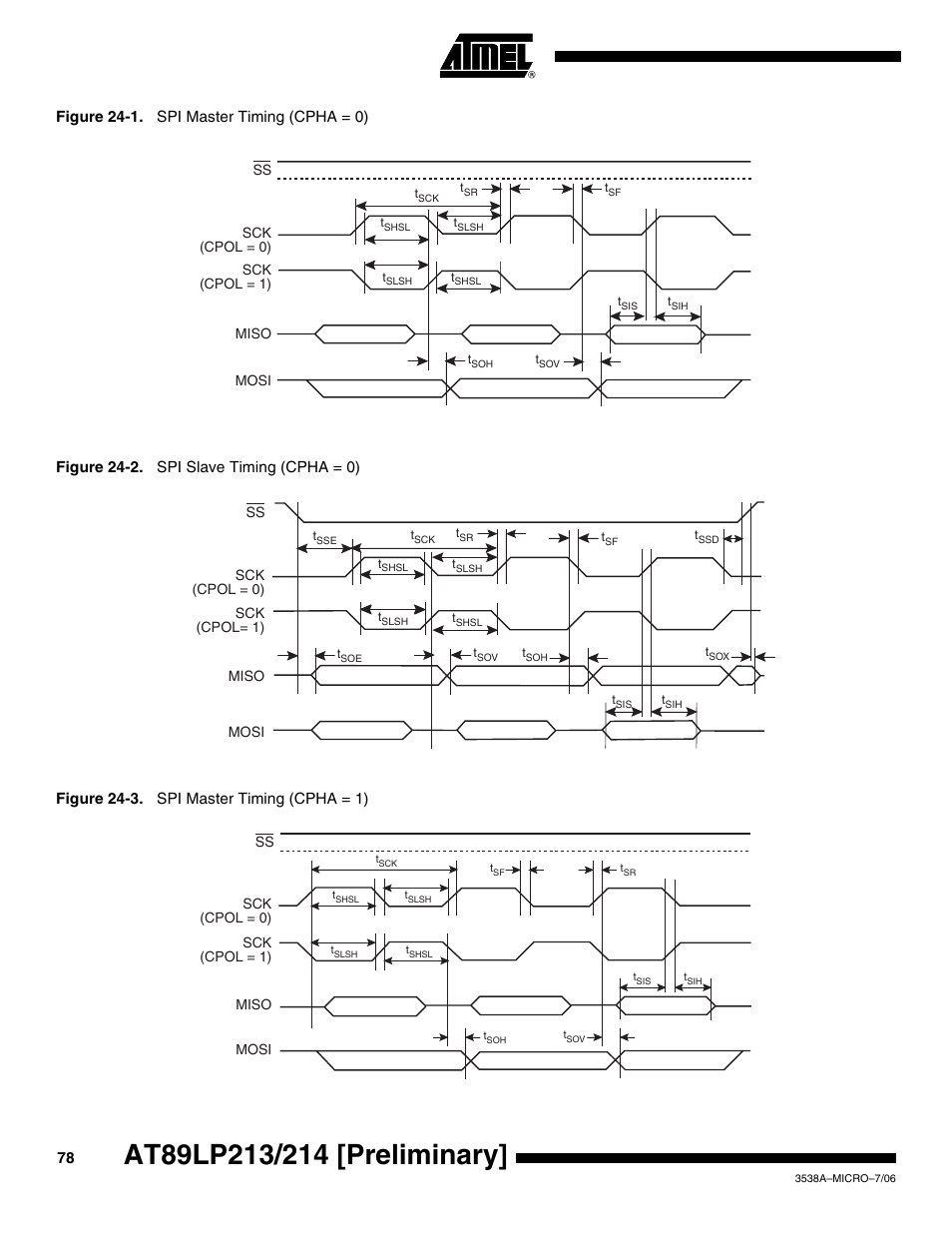 Rainbow Electronics AT89LP214 User Manual | Page 78 / 90