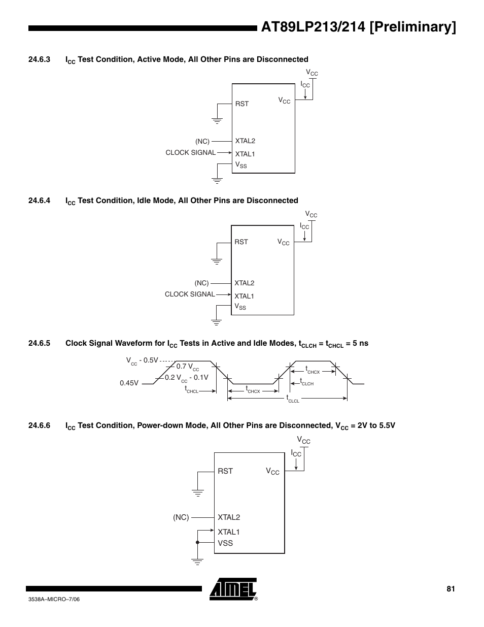 Rainbow Electronics AT89LP214 User Manual | Page 81 / 90