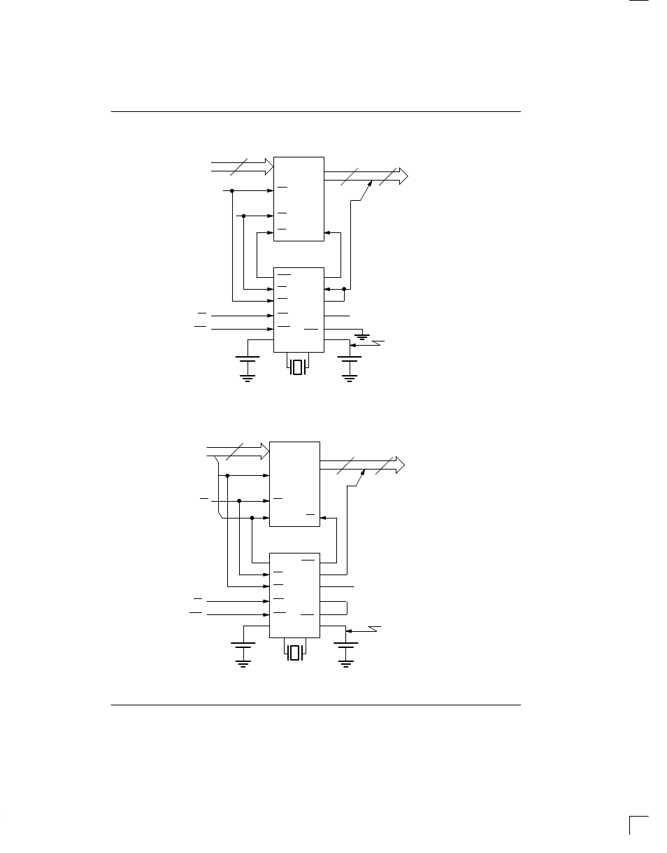 Ram/time chip interface figure 3, Rom/time chip interface figure 4 | Rainbow Electronics DS1215 User Manual | Page 5 / 15
