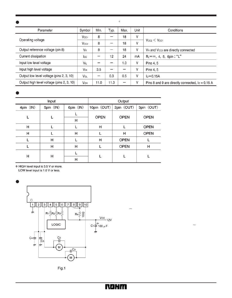 Motor driver ics ba6259n | Rainbow Electronics BA6259N User Manual | Page 2 / 5